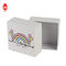 박판으로 만들어지는 광택이 없는을 가진 돋을새김 백색 마분지 선물 포장 상자