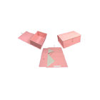 Red Wrapped Laminated 1200g Rigid Paper Foldable Gift Boxes