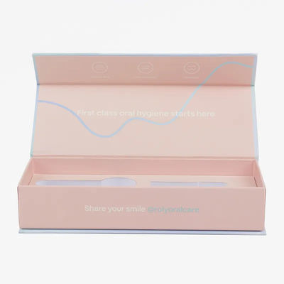 크리스마스 선물 상자 커스텀 로고를 패키징하는 호의와 결혼하는 핑크색 작은 자기를 띤 호화