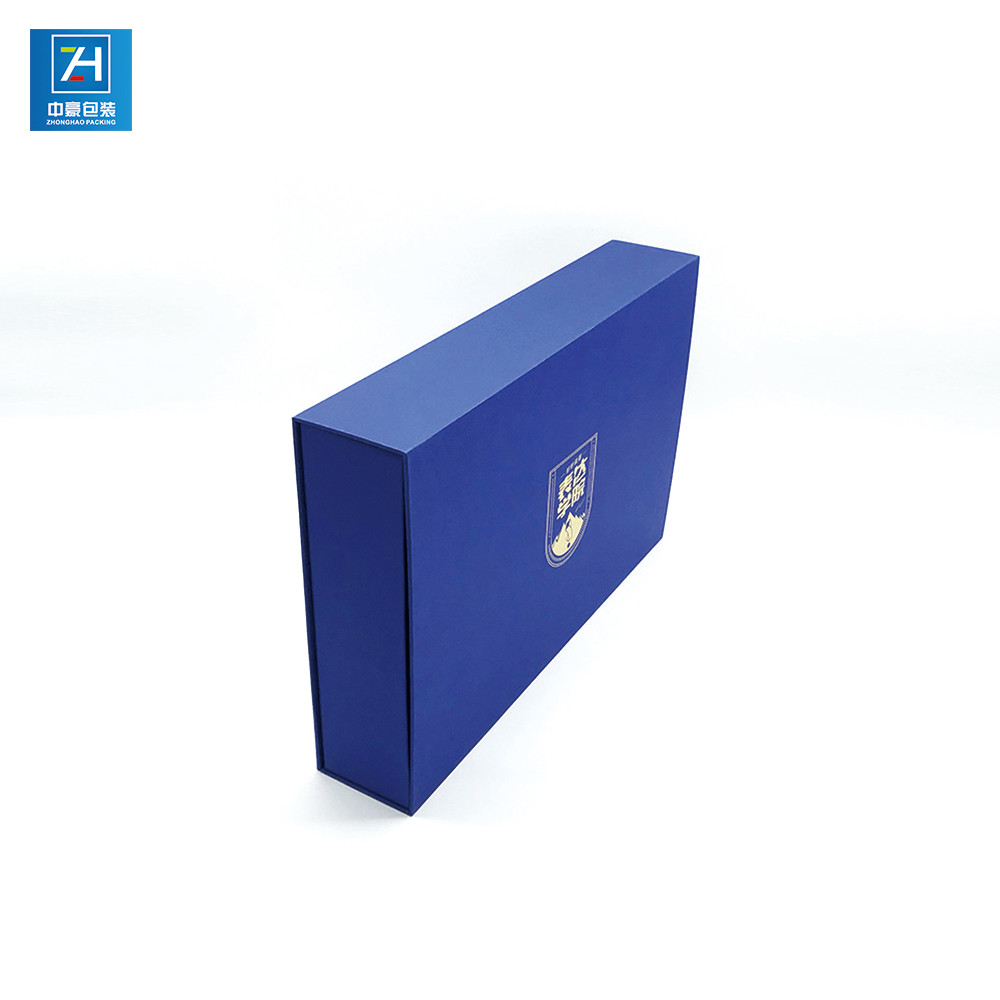 Over V Slot Dark Blue 400g Cardboard Magnetic Closure Gift Boxes